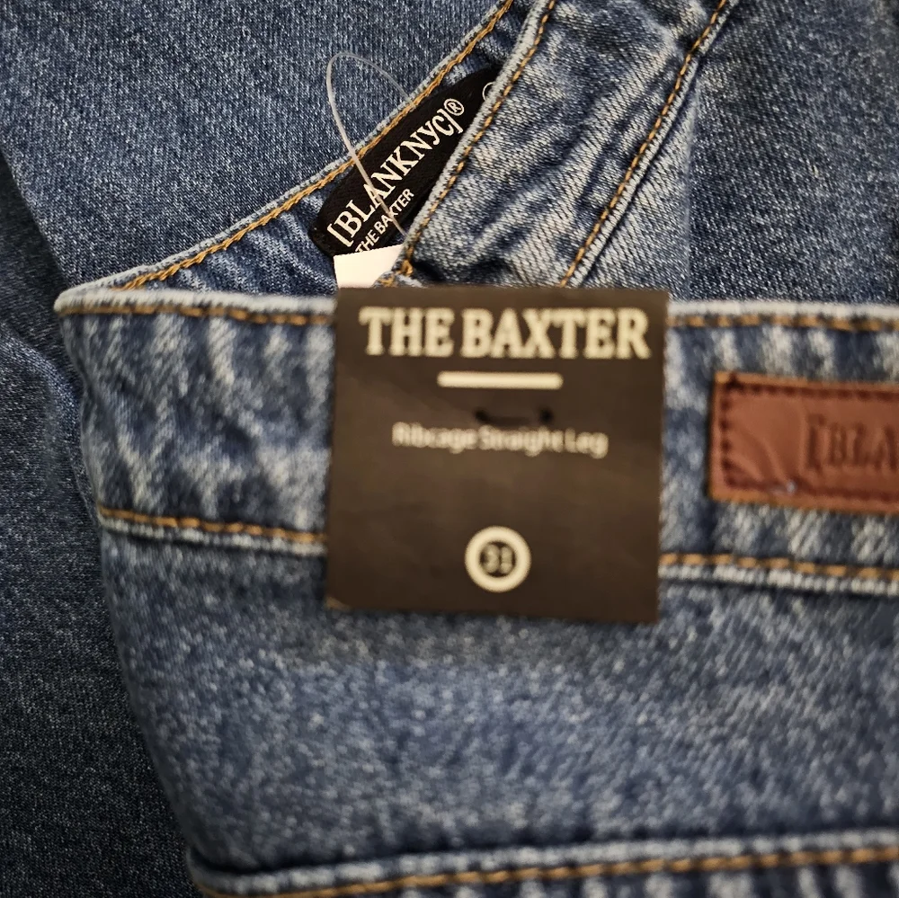 Blank NYC The Baxter Ribcage Straight Leg Jeans in Medium Wash - Picture 5 of 12